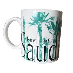 STARBUCKS Kingdom Of Saudi Arabia City Mug Collector Series 14oz 2002 Coffee Cup